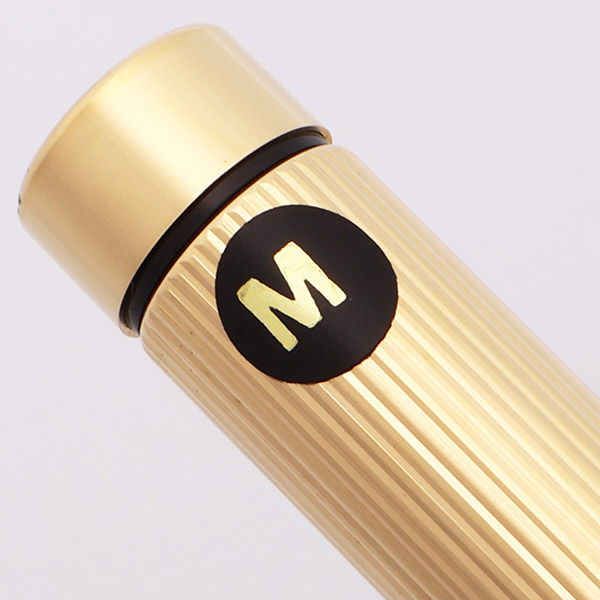 Sheaffer Targa 1005 Ballpoint Pen - 23k Electroplated Gold Fluted (New Old  Stock) - Peyton Street Pens